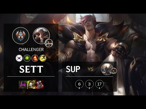 Sett Support vs Pantheon - KR Challenger Patch 10.24