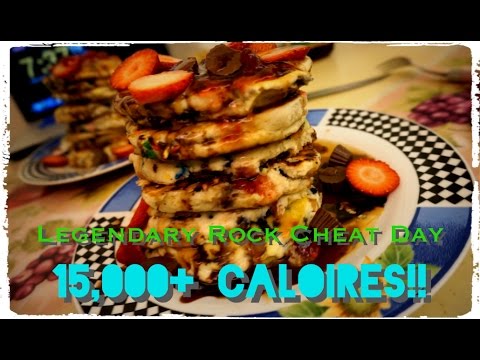 The Rock's Legendary Cheat Day | 15,000+ Calories