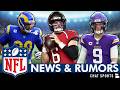 LOADED NFL Rumors On Baker Mayfield Deal JJ McCarthy Trade Maxx Crosby Aaron Donald Return