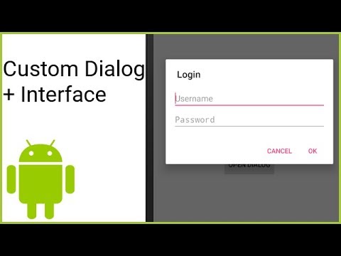Custom Dialog Sending Information to Activity Android Studio Tutorial