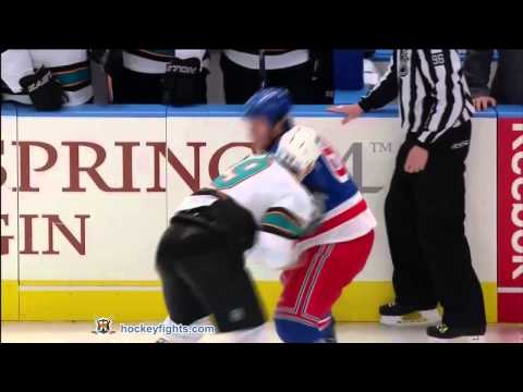 Ryane Clowe vs Brandon Prust Oct 31, 2011