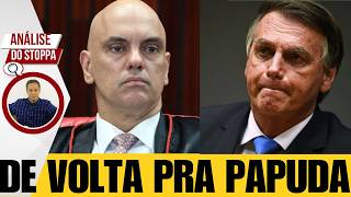 BOLSONARO NA PAPUDA: ACABOU O PRAZO DA PRISÃO DOMICILIAR - Análise do Stoppa