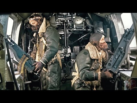 B-17s OVER OCCUPIED EUROPE | The Flying Fortresses in Color, Restored WWII History