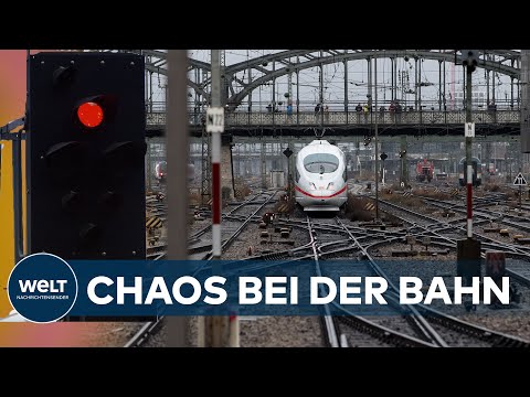 CHAOS BEI DEUTSCHER BAHN: Zugverkehr in Norddeutschland weitgehend eingestellt | WELT Thema