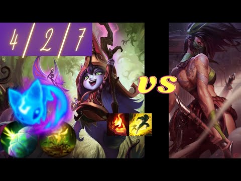 [fullgame] Lulu Mid vs Akali
