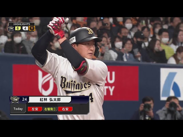 3月9日 オリックス・バファローズ 対 読売ジャイアンツ ハイライト