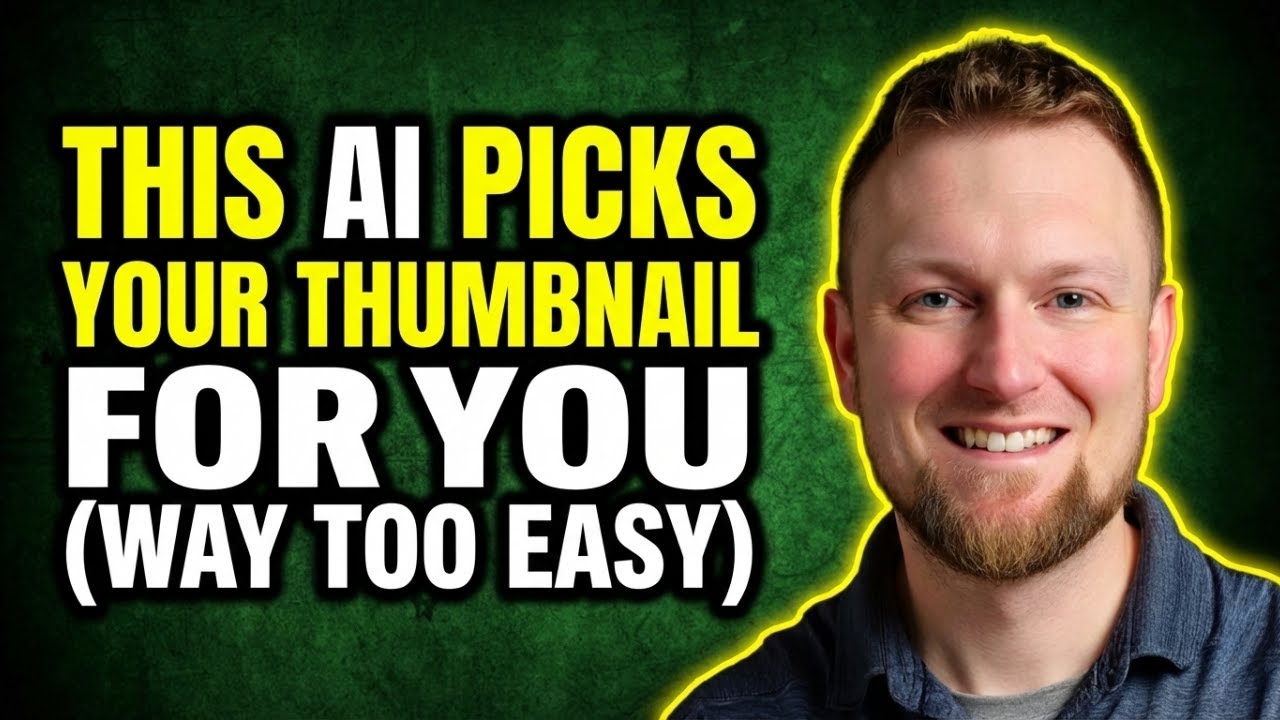 This AI Picks Your Thumbnail FOR You (Way Too Easy)