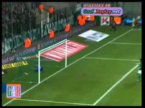 Saint-Etienne 0-2 Nice. Le but de Coulibaly 26/02/2011 NEW
