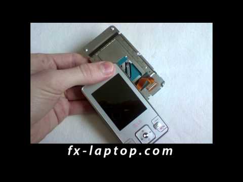 Disassembly LG KC550 - Battery Glass Screen Replacement