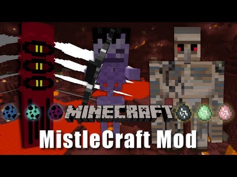 Insane Nether Mobs Challenge in MistleCraft Minecraft