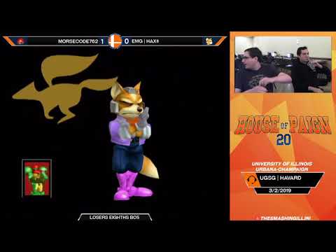 [HOP 20] Morsecode762 (Samus) vs. EMG | Hax$ (Fox) SSBM Top 8