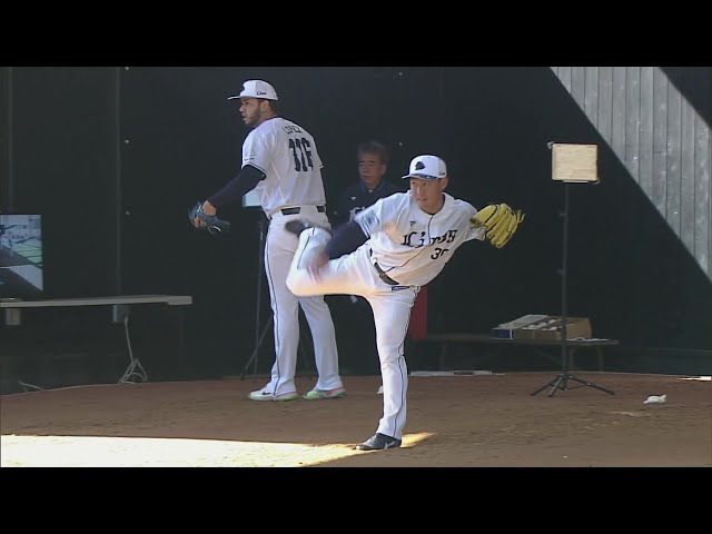 【春季キャンプ】高卒3年目で初の一軍登板へアピール!! ライオンズ・山田陽翔がブルペン投球!!  2025年2月6日 埼玉西武ライオンズ