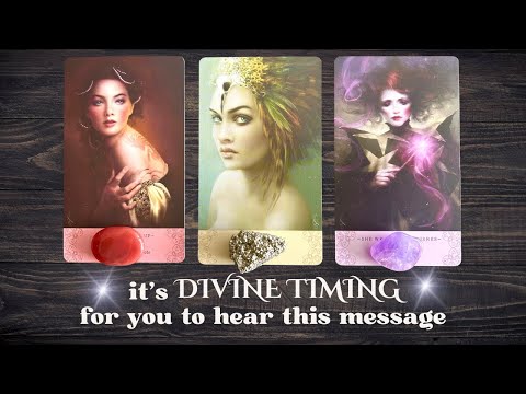 It's DIVINE TIMING ⏳✨💫 for you to HEAR This Message 📬👽🎧 Pick a Card ✪ Tarot Reading