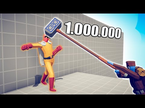 1.000.000 DAMAGE HAMMER 1 vs 1 TOURNAMENT - TABS | Totally Accurate Battle Simulator 2023