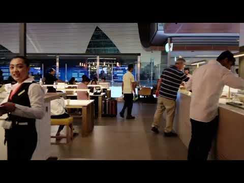 Marhaba Lounge | Tour pelo aeroporto de Dubai | 23 de maio | 4k