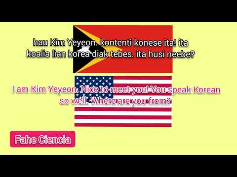 learn english and tetun timor-leste