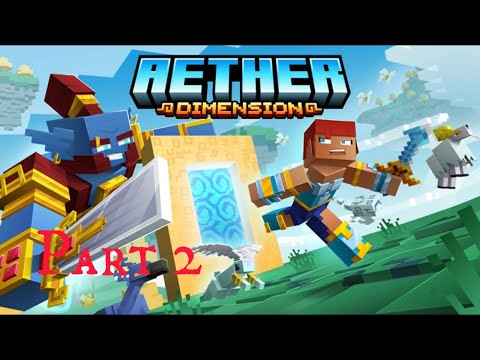 Aether Minecraft Sentry Golem Boss fight (Part-2 Lets play)