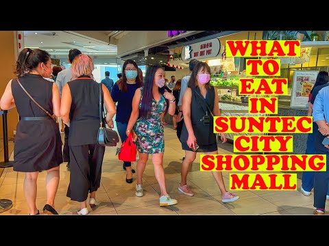 O QUE COMER NA CIDADE SUNTEC: GUIA FINAL PARA COMER COMIDA NO SUNTEC CITY SHOPPING MALL SINGAPURA VÍDEO