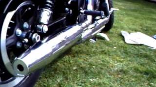 preview picture of video 'Harley Davidson Sportser 09, with modified pipes.'