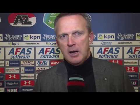 Reactie Van den Brom na AZ - Heracles Almelo
