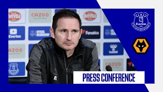 EVERTON V WOLVERHAMPTON WANDERERS | FRANK LAMPARD PRESS CONFERENCE | PREMIER LEAGUE MATCHDAY 26 video