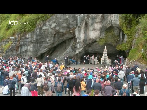 Chapelet du 8 juin 2025 à Lourdes #Pentecôte