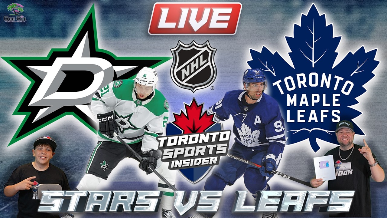 Dallas Stars vs Toronto Maple Leafs LIVE 🔴 | NHL LIVE Stream Reaction & Play By Play