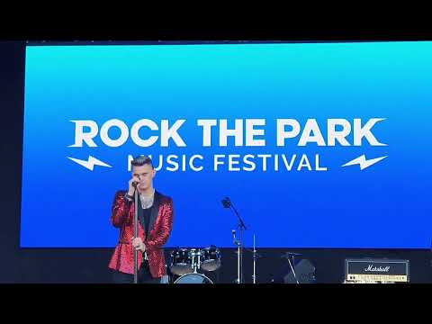 Dan Budd (Robbie Williams Tribute) - Angels @Rock The Park Festival Wrexham 2023