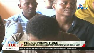Commissioner Murshid Mohammed: "Police promotions will be done on merit."