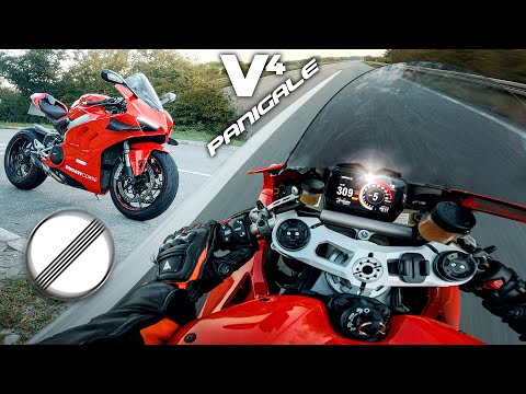 DUCATI PANIGALE V4 - TEST ON AUTOBAHN ! 🚀