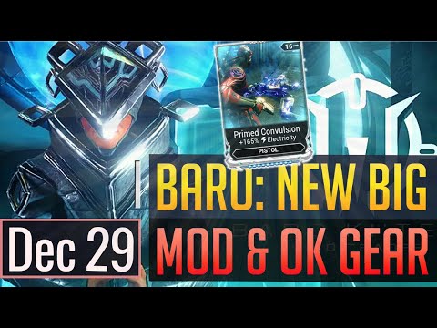 Warframe | BARO KI'TEER: NEW IMPORTANT MOD & OK Gear - December 29th