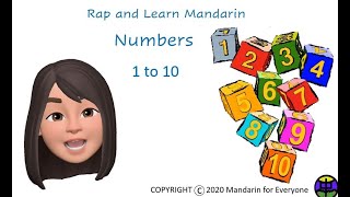 Rap and Learn to say numbers 1 to 10 in Chinese Mandarin with Hand Gestures