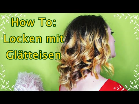 How to: Locken mit dem Glätteisen| Tutorial | Steffi Versatile