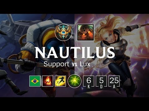 Nautilus Support vs Lux - BR Challenger Patch 8.23
