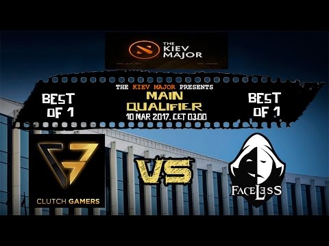 Clutch Gamers vs Team Faceless The Kiev Major 2017