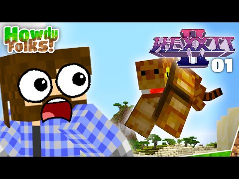 Ptera in Minecraft ♦︎ Hexxit II ♦︎ 01