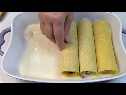 SONO LA FINE DEL MONDO! CANNELLONI FUNGHI e PROSCIUTTO!