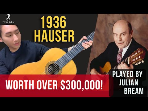 Playing the Legendary 1936 Hauser – Julian Bream’s $300,000 Masterpiece!!!!