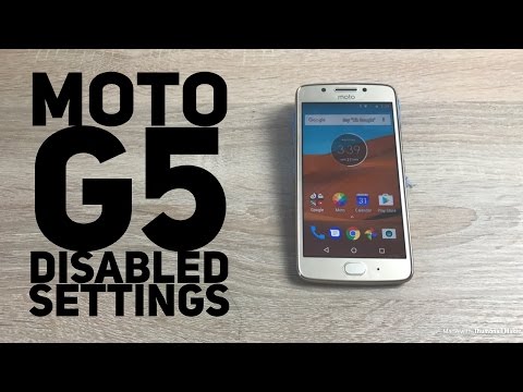 Moto G5 Accessibility Settings