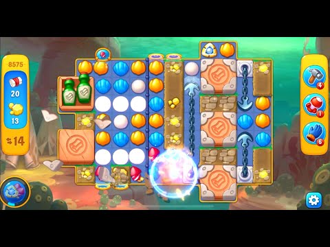 Fishdom level 8575 with a puzzle (с головоломкой)