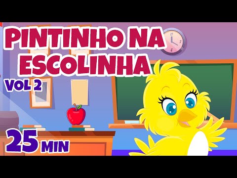 Pintinho na Escolinha vol 2 - Giramille 25 min | Desenho Animado Musical