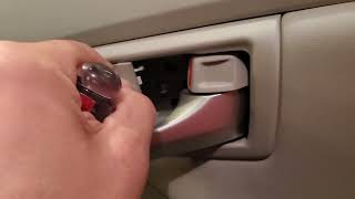 2012 Toyota Prius Door Arm rest fix (part 1)