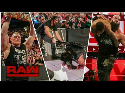 WWE Monday Night Raw 18/3/2019 highlights | wwe raw 18 March 2019 highlights | raw live today