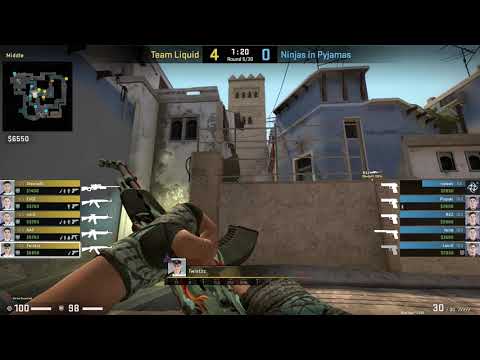 CS:GO POV Demo Liquid Twistzz (30/20) vs NiP (de_mirage)