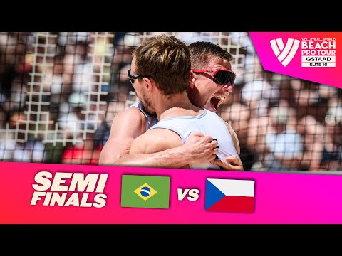 Bruno Schmidt/Saymon 🇧🇷 vs. Perusic/Schweiner 🇨🇿 - Semi Final Highlights Gstaad 2022 #BeachProTour