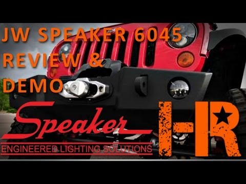 JW Speaker 6045 4.5\" Round LED Fog Light Review & Demo | Headlight Revolution