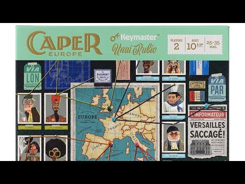 Caper Europe Review….Is this the best 2 player game?
