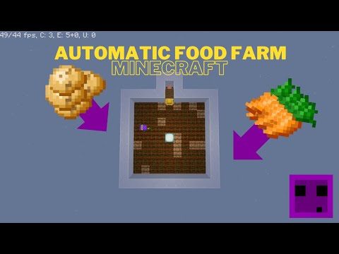 Minecraft Easy Villager Potato/Carrot Farm