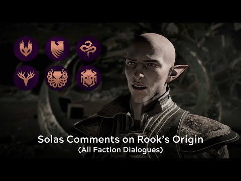Solas comments on Rook's origin | All Faction Rook - Dragon Age: The Veilguard