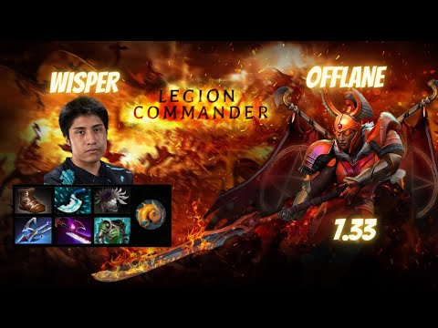 Wisper - Legion Commander [Offlane][7.33]